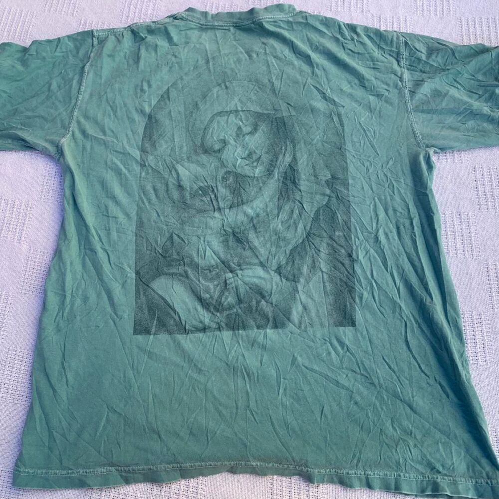 Unbranded Men's Green and Blue T-shirt